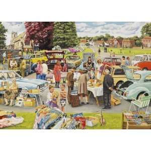  Jumbo Car Boot Sale 500 Piece Puzzle Toys & Games