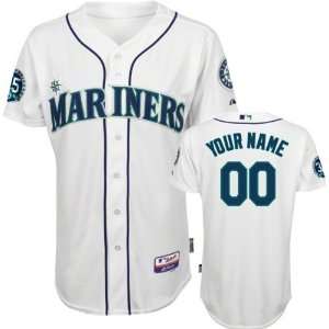 Seattle Mariners Jersey Personalized Home White Authentic Cool Baseâ 