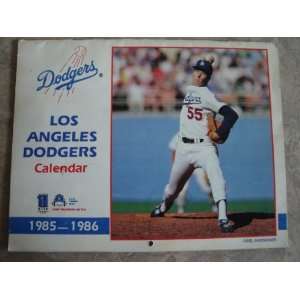 1985   1986 Los Angeles Dodgers Calendar KTTV 11 Books
