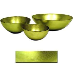  Colin Cowie Textured Glass Serving Bowls   Set of 3 