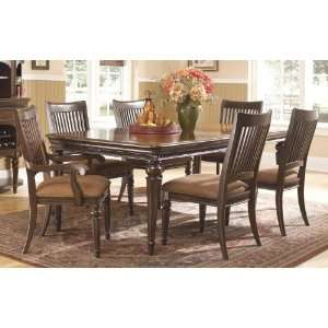 Brentwood Court Rectangular Leg Dining Table by Universal   Two Tone 