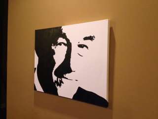 Ron Paul 30x40 Canvas Hand Painted Original This Is My Liberty Face 