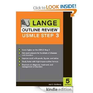 Lange Outline Review  USMLE Step 1 Joel S Goldberg  