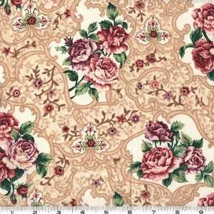  45 Wide Imagine Cartouche Brown Fabric By The Yard Arts 