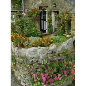  Detail of Cottage and Garden, Yorkshire, England, United 