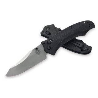 Benchmade Osbourne Design Rift Knife with Black G10 Handle and AXIS 