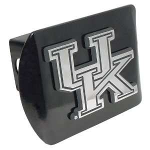 University of Kentucky Wildcats Black with Chrome UK Emblem NCAA 