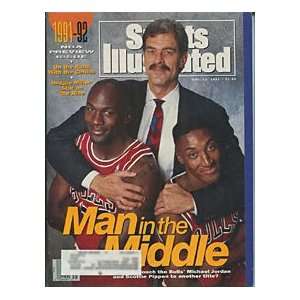   & Scottie Pippen Unisgned Sports Illustrated
