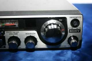 SONY ICB 2500 SSB/AM 40CH TRANSCEIVER TCXO WITH RB 100 BASE BOX PAPERS 