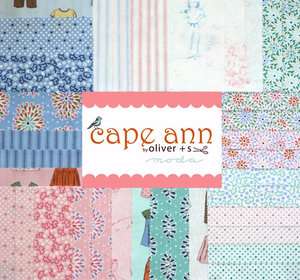 Cape Ann 5 inch charm pack Moda Fabric by Oliver S  