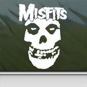  Misfits White Sticker Punk Rock Band Laptop Vinyl Window 