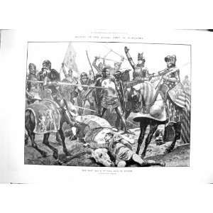  1894 BATTLE BRITISH ARMY POITIERS KING JOHN FRANCE WAR 