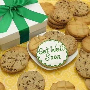 Get Well Wishes Cookie Box Grocery & Gourmet Food
