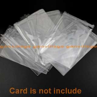 200 PCS Clear Self Adhesive Seal Plastic JEWELRY Retail Packing Bags 