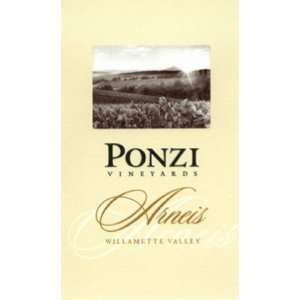  2009 Ponzi Arneis 750ml Grocery & Gourmet Food