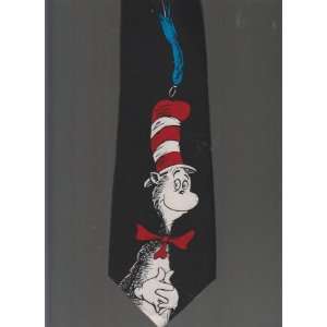  Cat in the Hat Mens Tie ; 100% Silk Collectible 