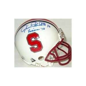Jim Plunkett autographed Football Mini Helmet (Stanford Cardinal 