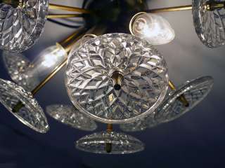 Mid Century Sputnik STARBURST Glass Ceiling or Wall Lamp WALL SCONCE 