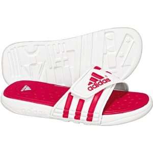  Adidas Adissage SC (Unisex) White/FreshPink/White Sports 