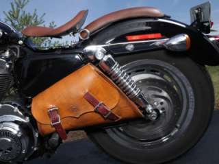 Harley Tool Sportster Saddle Bag Ant Tan Motorcycle Bag  