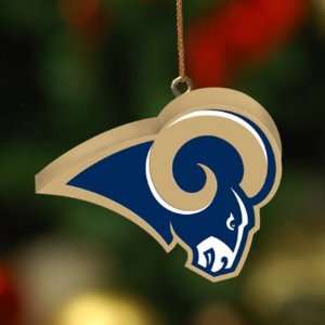 St. Louis Rams Team 3D Logo Ornament NFL Football Fan Shop Sports Team 