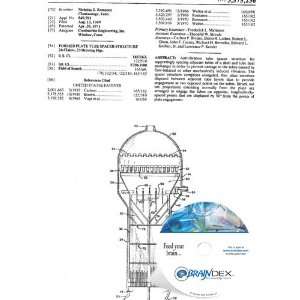   NEW Patent CD for FORMED PLATE TUBE SPACER STRUCTURE 