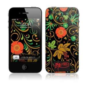  Skins MS SSUR30133 iPhone 4  SSUR  Khokloma Color Skin Electronics