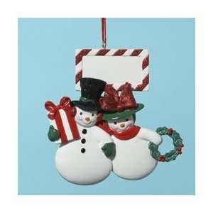  Club Pack of 12 Happy Snow Couple Christmas Ornaments for 