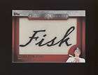 2012 Topps CARLTON FISK Red Sox PATCH Historical Stitches *MINT 