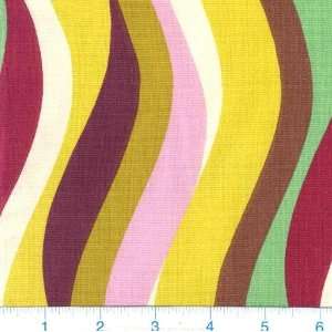  54 Wide Waves Spumoni Fabric By The Yard Arts, Crafts 