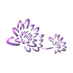  Tattoo Stencil   Flower   #L39
