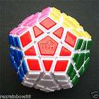 MF8 White Tiled Megaminx 12 Colors CUBE Puzzle Toy