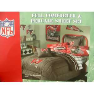  NFL Tampa Bay Buccaneers Full Size Denim Bedding Comforter 