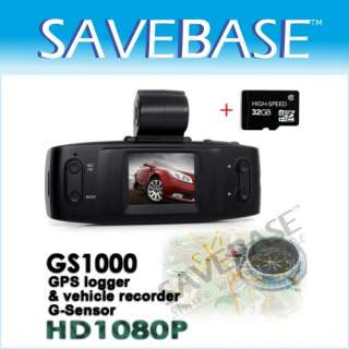 120° HD 1080P Loop Recording Car Video Recorder DVR + GPS G sensor 