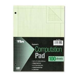  New Engineering Computation Pad Quad Rule Letter Case Pack 