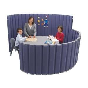 BaseLine Sound Sponge Quiet Divider Wall with 2 Support Feet in Slate 