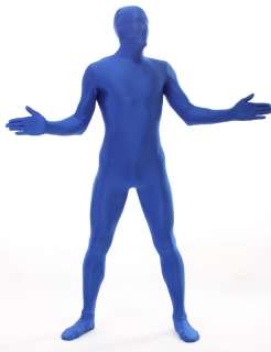 Blue Official Morphsuit Adult Costume Size M Medium NEW  