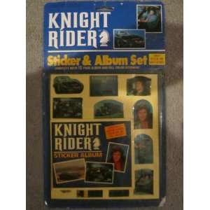 Knight Rider Sticker and Album Set