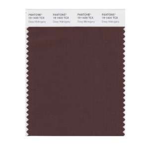  PANTONE SMART 19 1420X Color Swatch Card, Deep Mahogany 