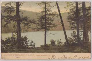Catskill Mountains New York Postcard Goulds Furlough Lake View 1913 
