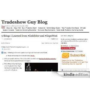  Tradeshowguy Blog Kindle Store Tim Patterson