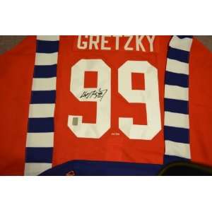  Wga  Wayne Gretzky Signed CCM 92 All Star Jersey 44/199 