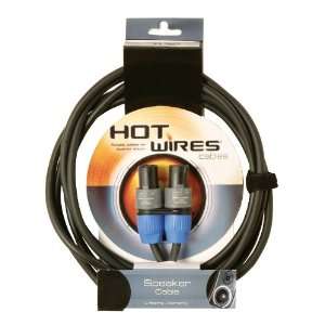  Hot Wires Speakon to Speakon Speaker Cables   25 Feet 