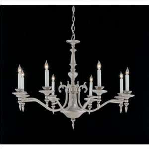  Rittenhouse Eight Light Chandelier with Optional Chimney 