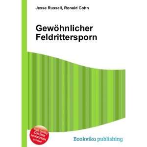  GewÃ¶hnlicher Feldrittersporn Ronald Cohn Jesse Russell Books