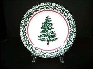 FURIO CHINA CHRISTMAS TREE DINNER PLATE NEW  