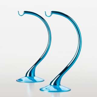 Sorelle Set of 2 Glass Ornament Stands  