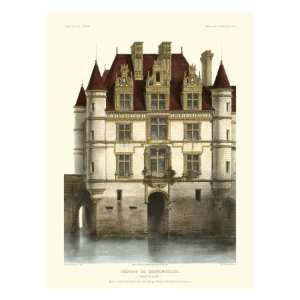 Petite French Chateaux IX Premium Giclee Poster Print by Victor Petit 
