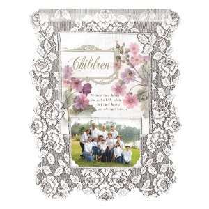  Heritage Lace Children Hold Forever 14 Inch by 17 Inch 
