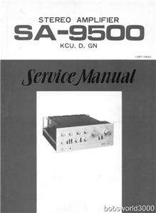 Pioneer SA 9500 Amplifier Service Manual PDF  